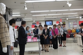 会場の説明をして頂きました