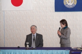 会長による竹内先生の紹介