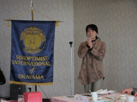 代表者　大塚　愛さんのスピーチ