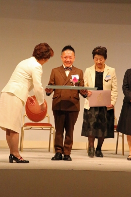 社会ボランティア賞受賞