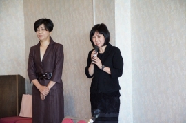 市川美加新会員の挨拶