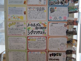 ノートルダム清心女子大学シグマ　展示パネル