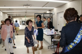 知事夫人、市長夫人来訪