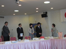 龍門　千世江会長の　挨拶
